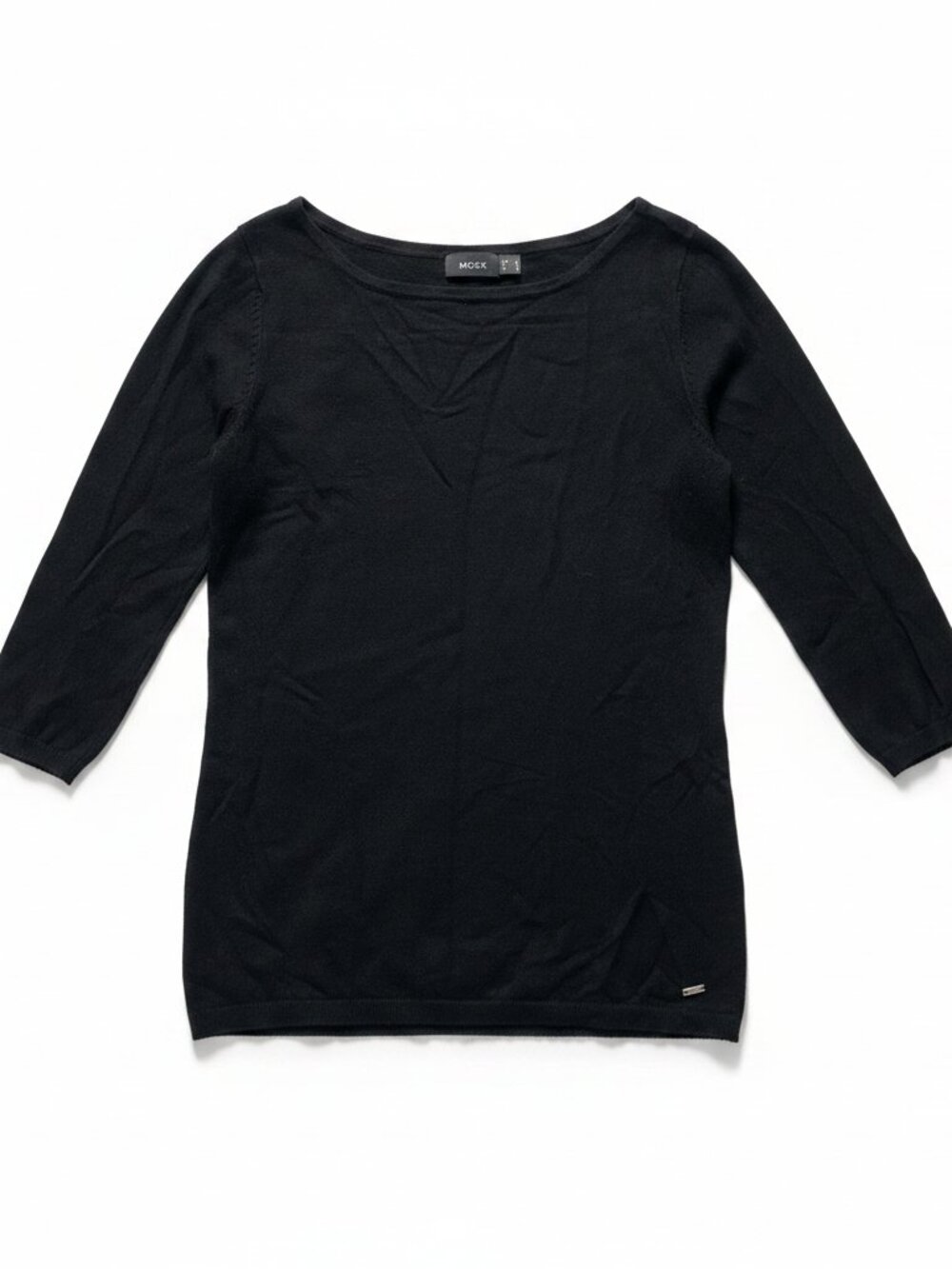 🖤 Mexx Classic Black 3/4 Sleeve Fine Knit Top 🖤